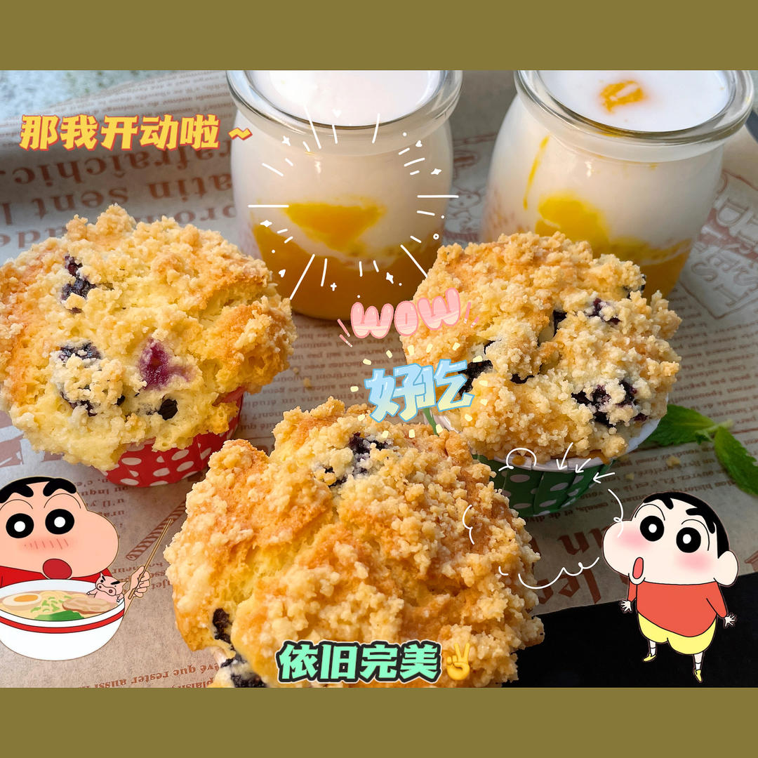 PH大师的金宝顶蓝莓马芬