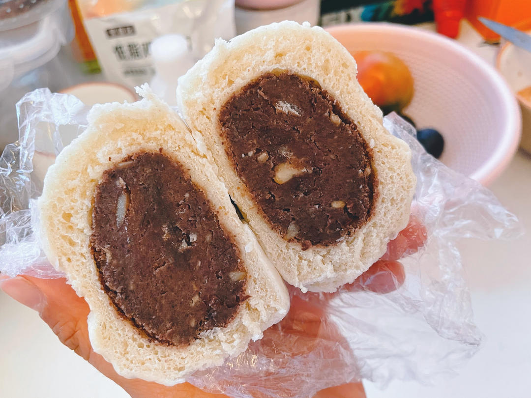 30%spelt红豆芋泥饼
