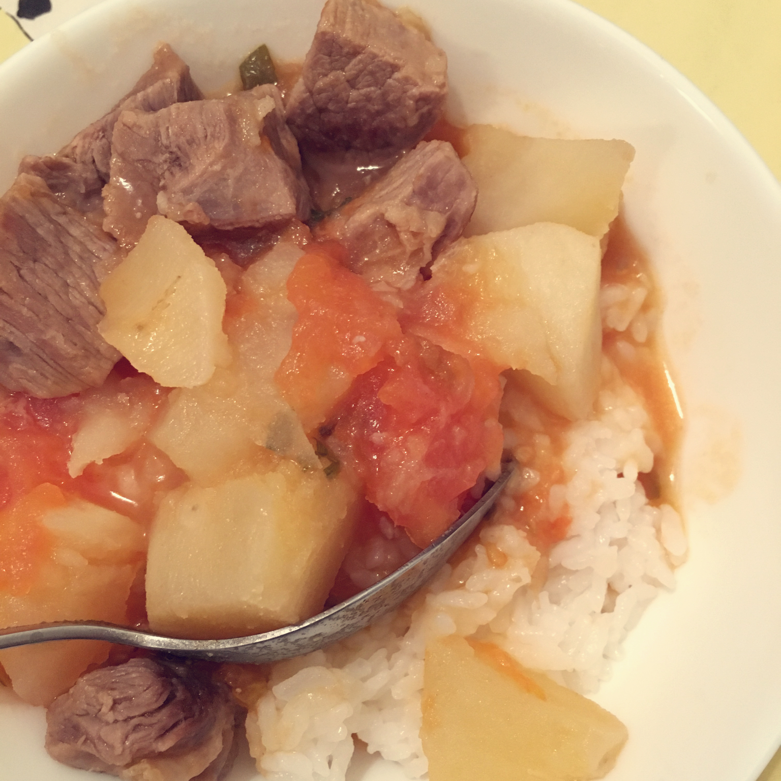 番茄土豆炖牛腩