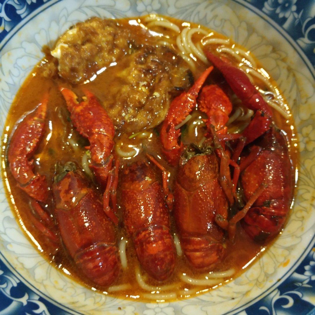 香辣小龙虾及龙虾面