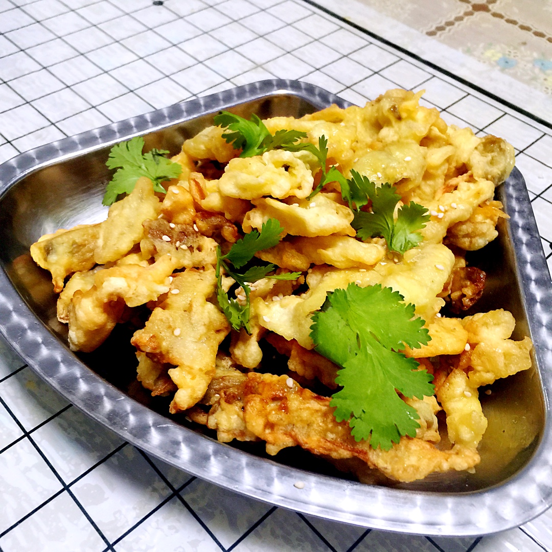 干炸蘑菇（家乡版）