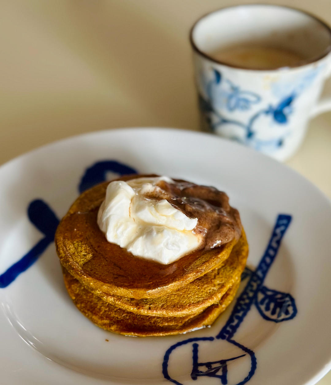 南瓜燕麦松饼
Pumpkin Oatmeal Pancakes