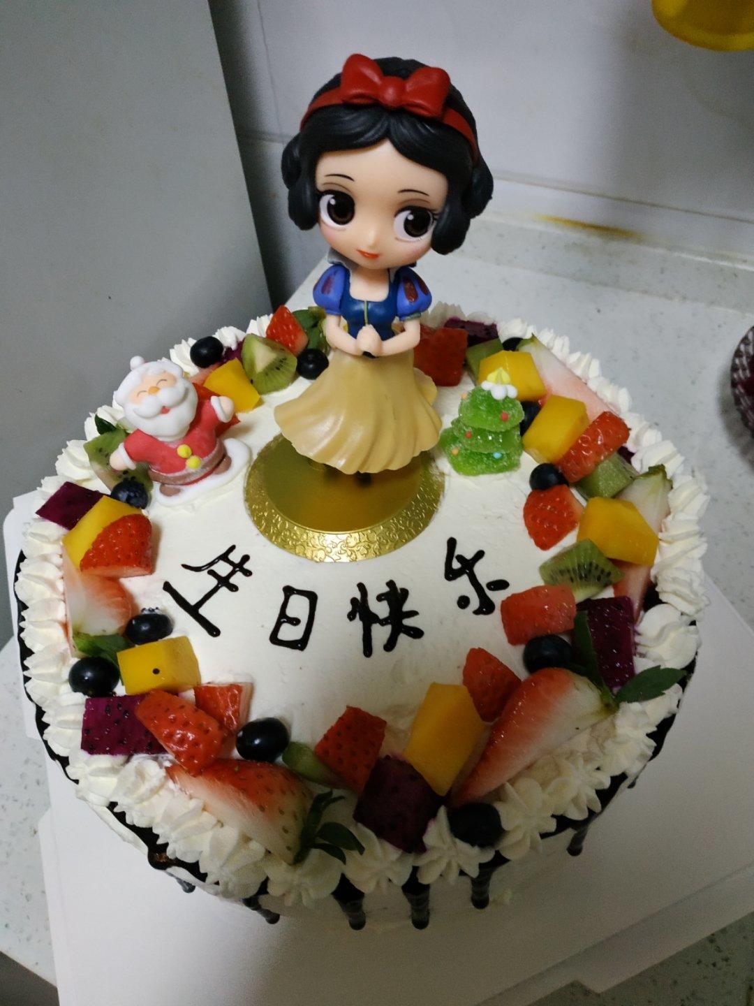 圣诞雪人奶香戚风