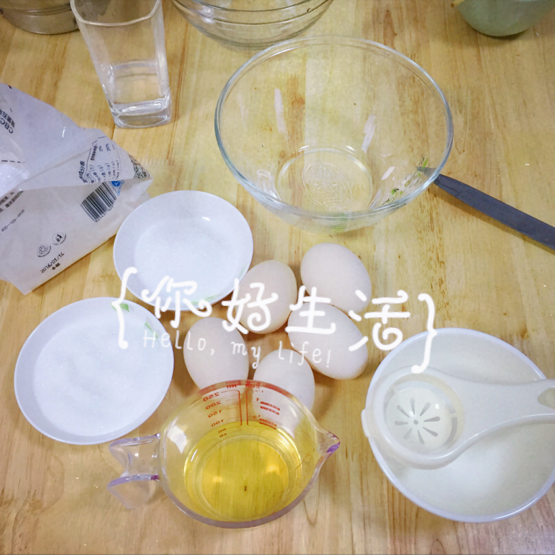 烤箱做蛋糕（戚风蛋糕的做法）