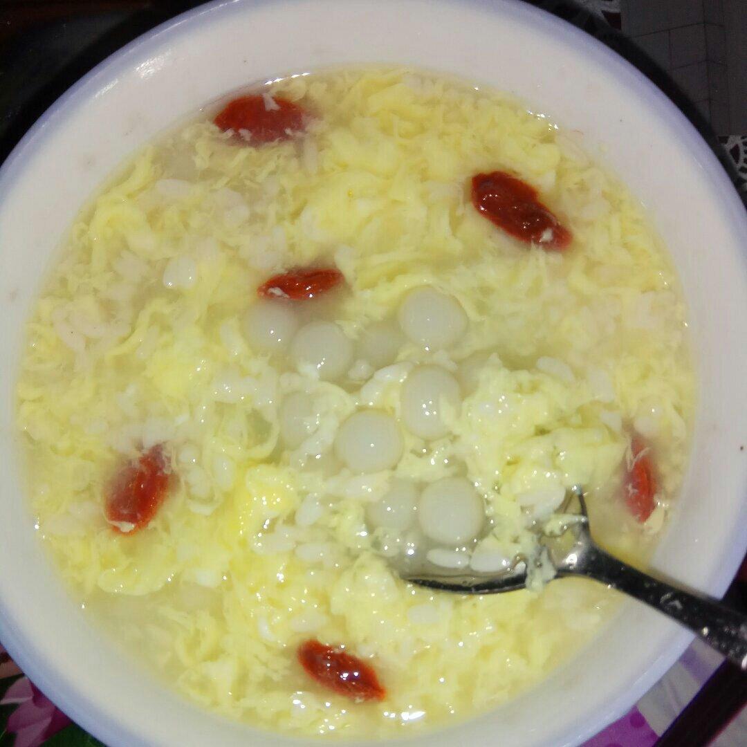 肉肉的小馒头做的蛋花酒酿圆子