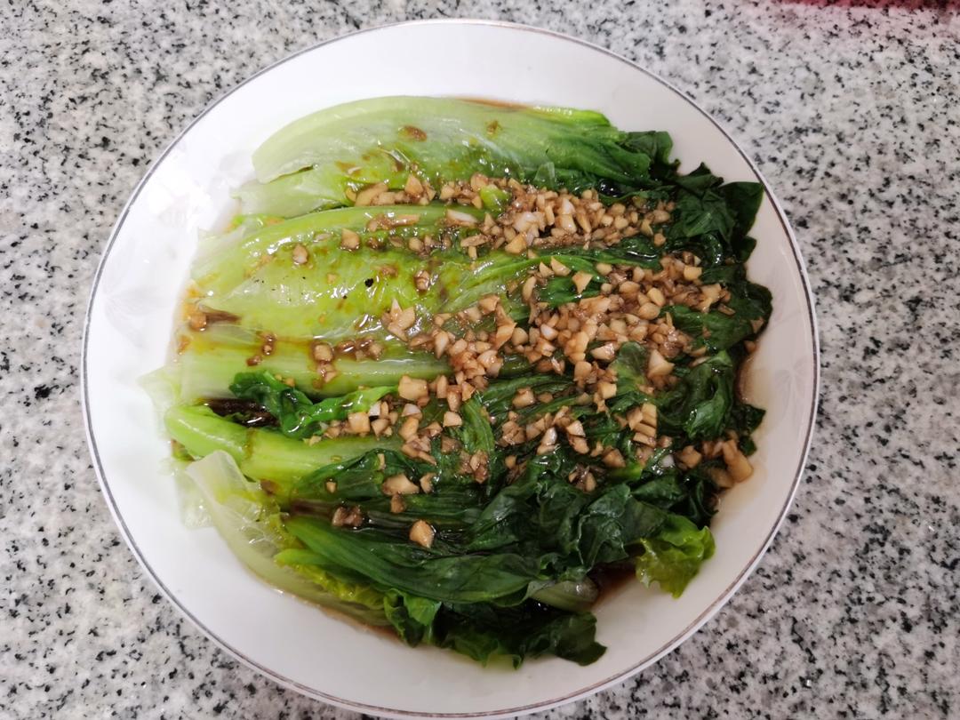 蚝油蒜蓉生菜