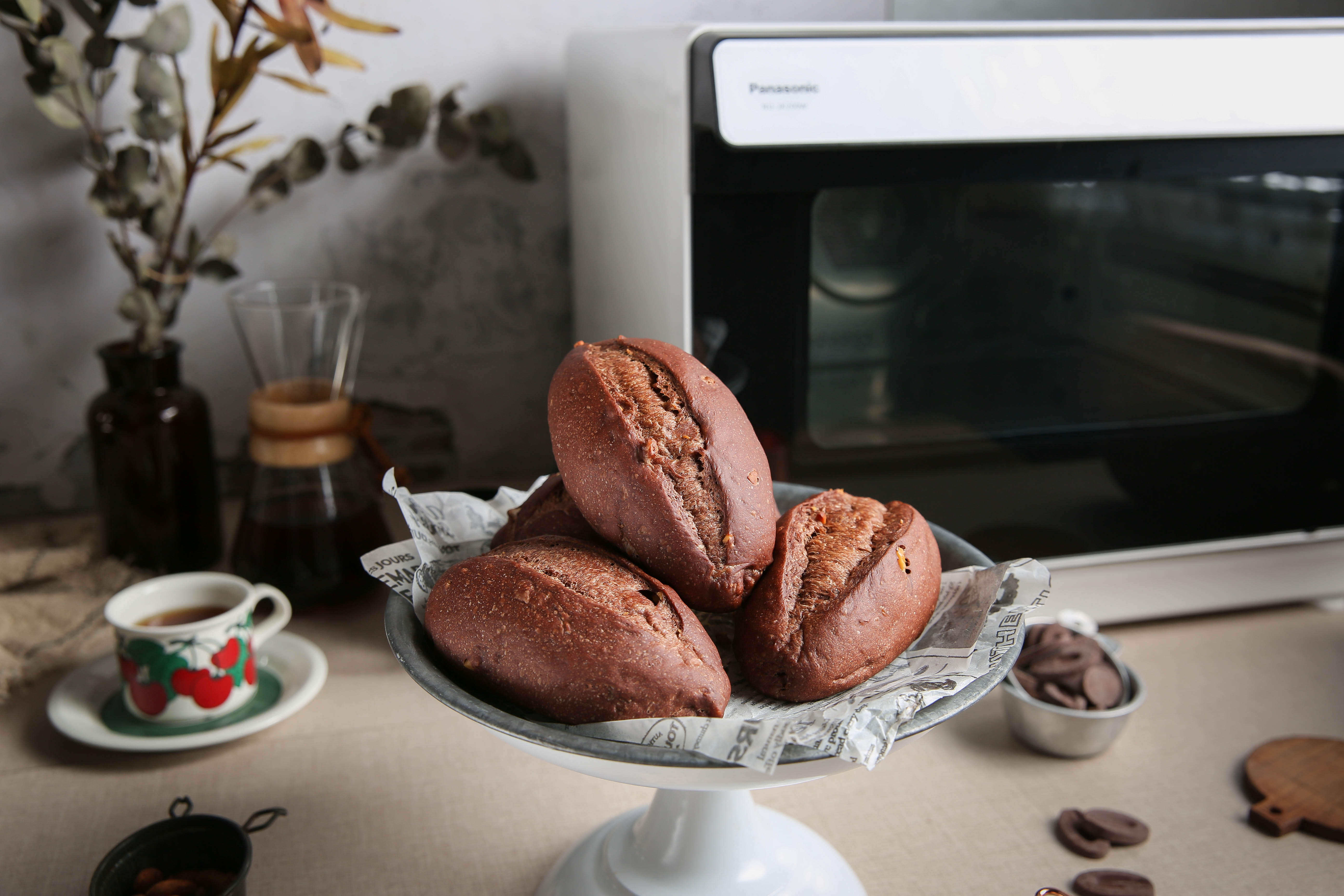 巧克力坚果面包——松下NU-JK200蒸烤箱食谱