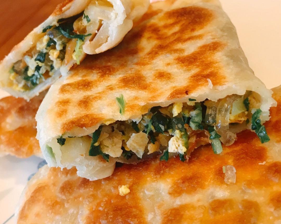 小白菜素馅盒子