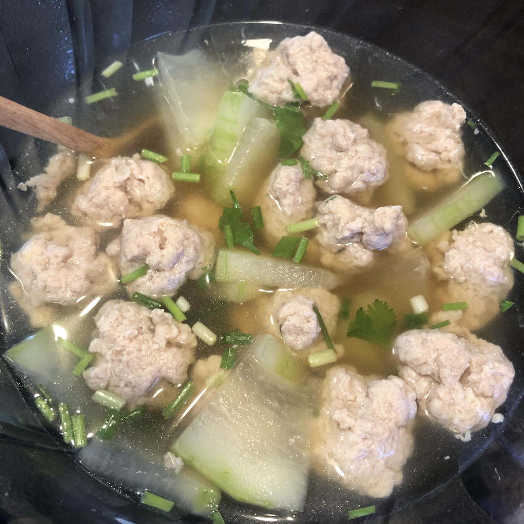 夏天不可错过的家常味--冬瓜丸子汤