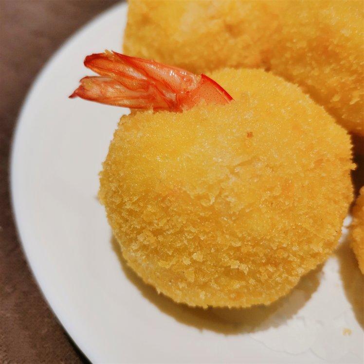 满口留香的土豆黄金虾球