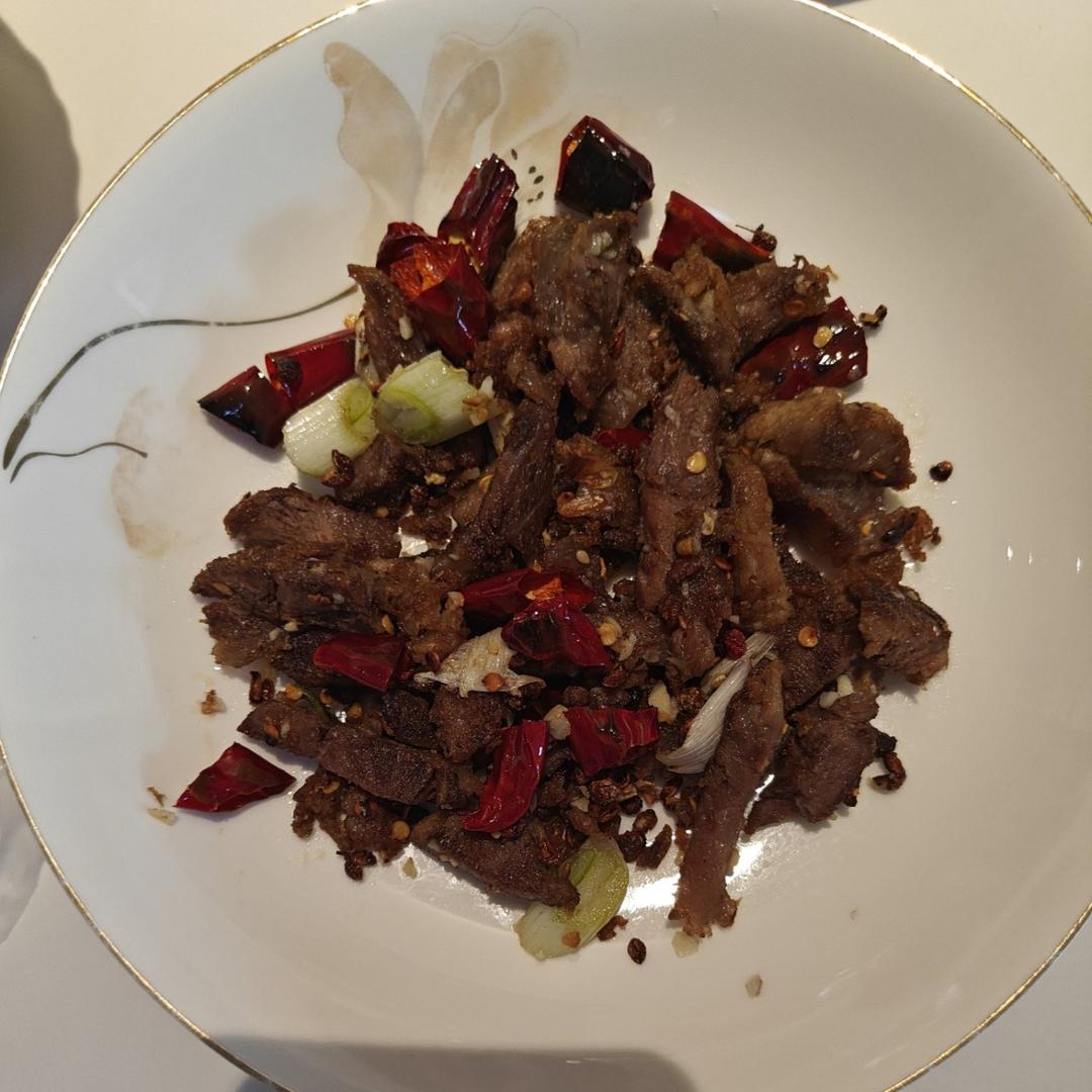 炒熟牛肉