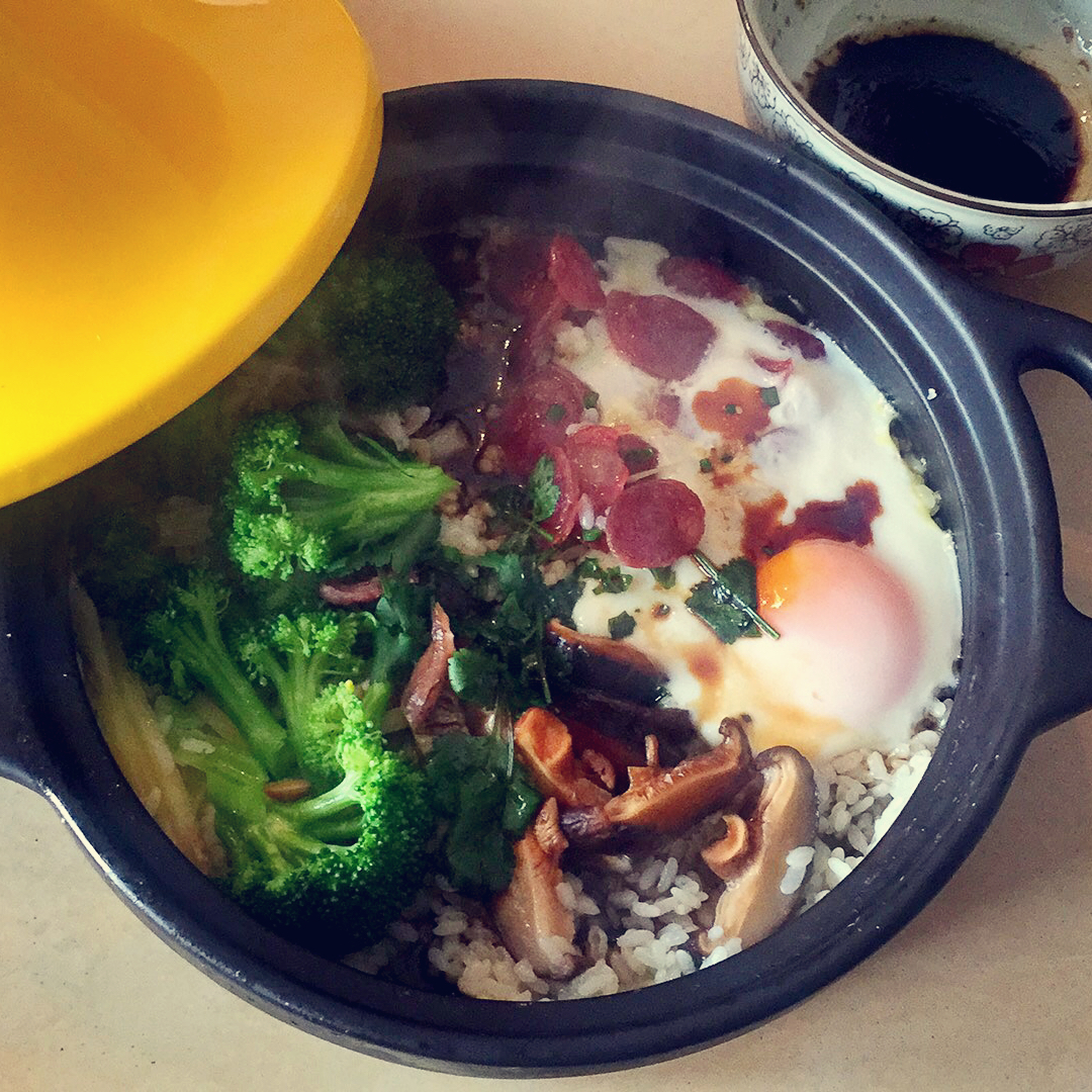 香肠煲仔饭