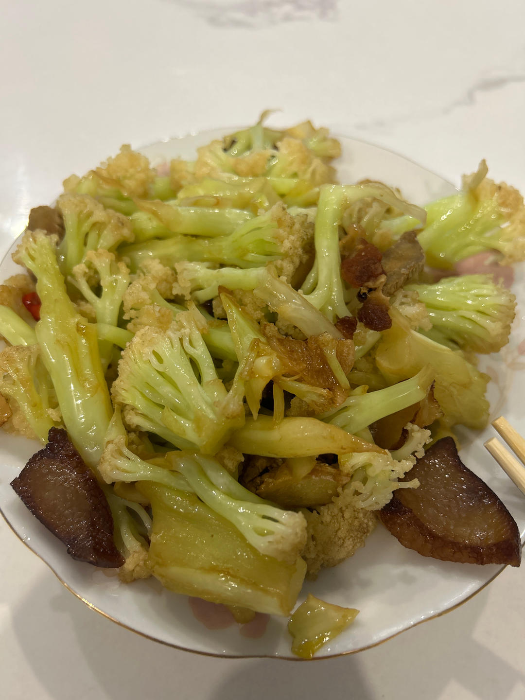 和饭店一个味道的干锅花菜