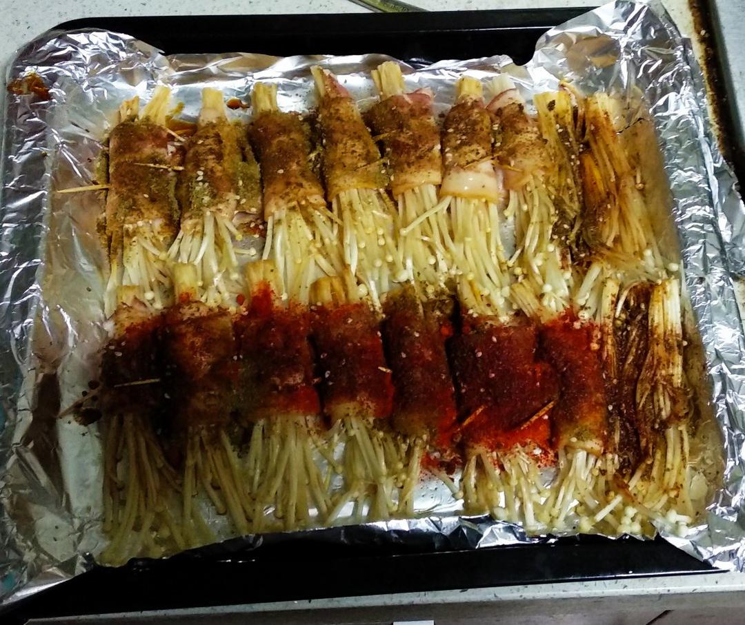 金针菇培根卷（烤箱）