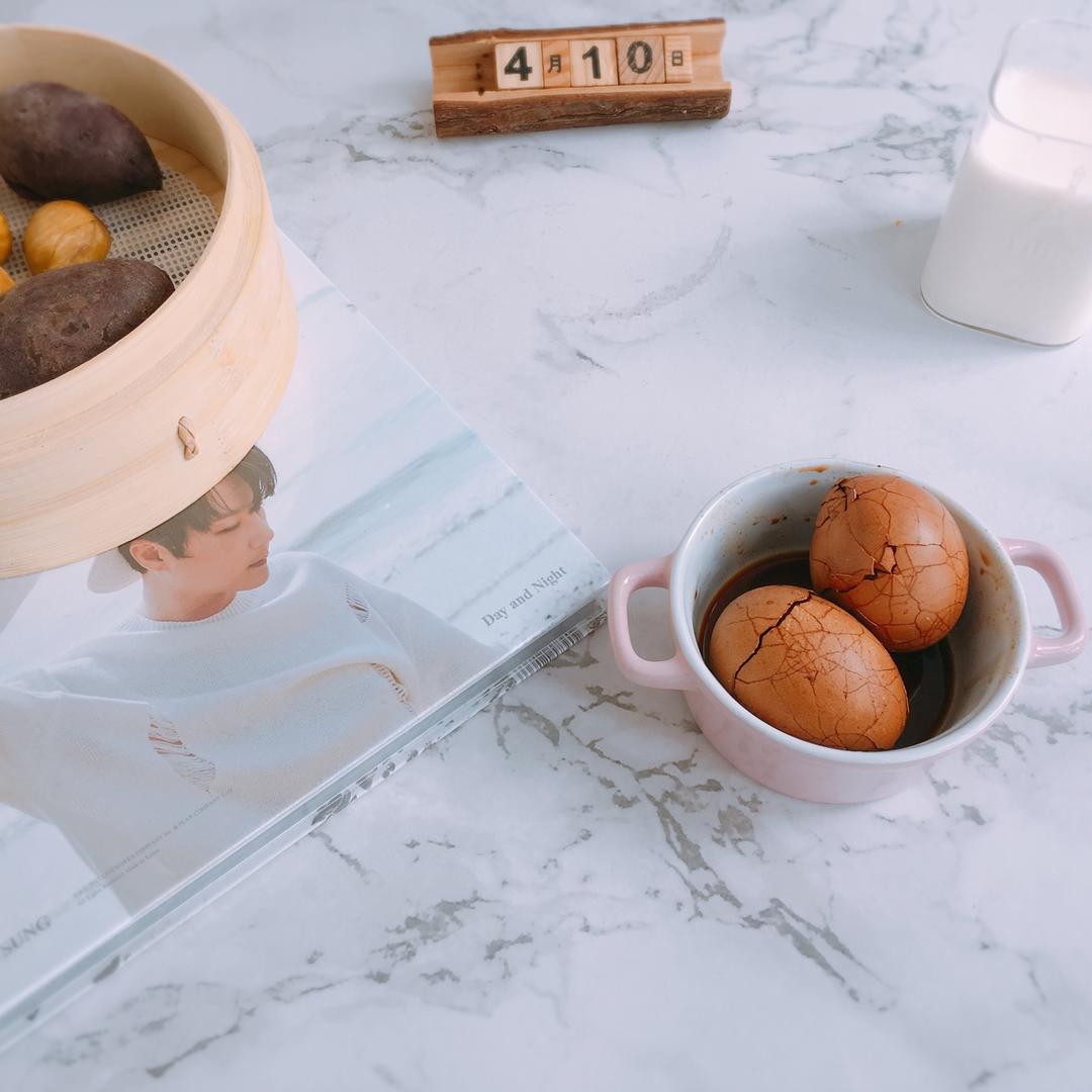 电饭煲煮五香茶叶蛋