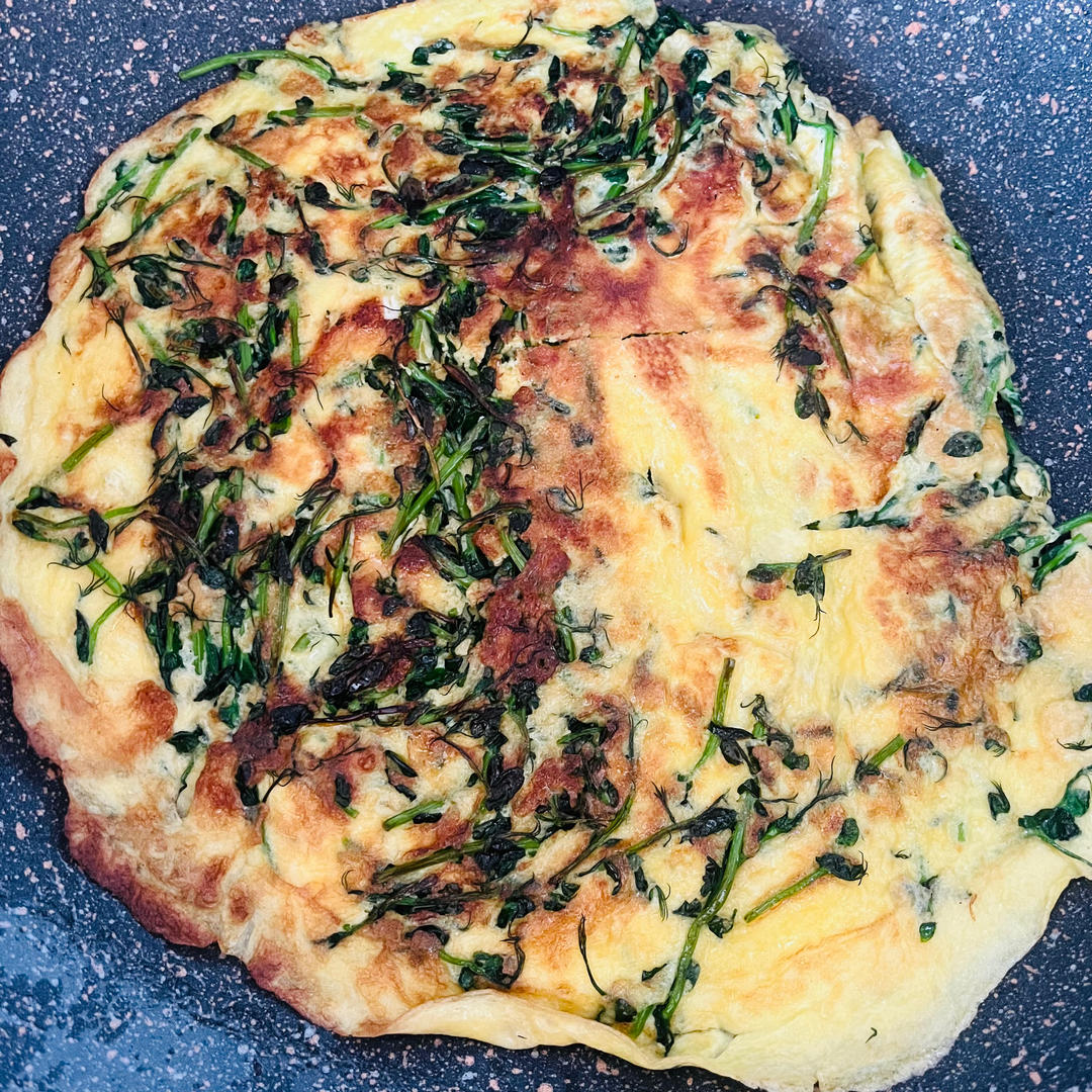 豆苗炒鸡蛋~太太乐鲜鸡汁快手菜