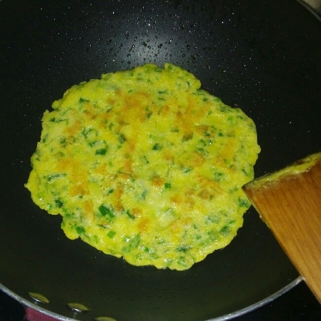 韭菜鸡蛋饼