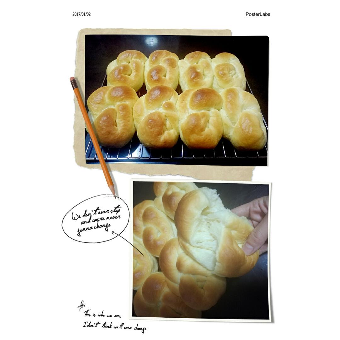 淡奶油老式面包