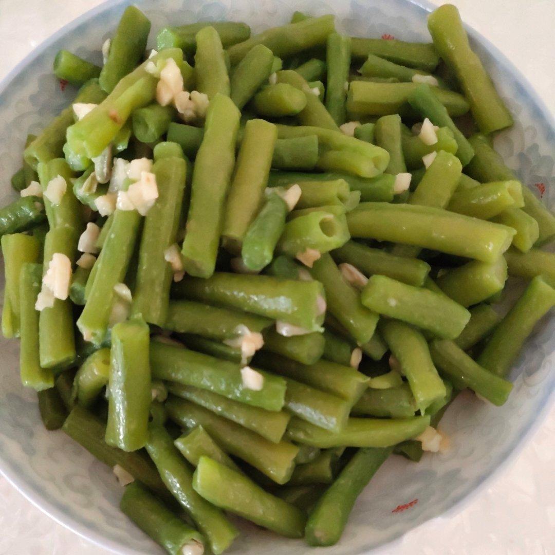 健康少油蒜泥拌长豆（豇豆）