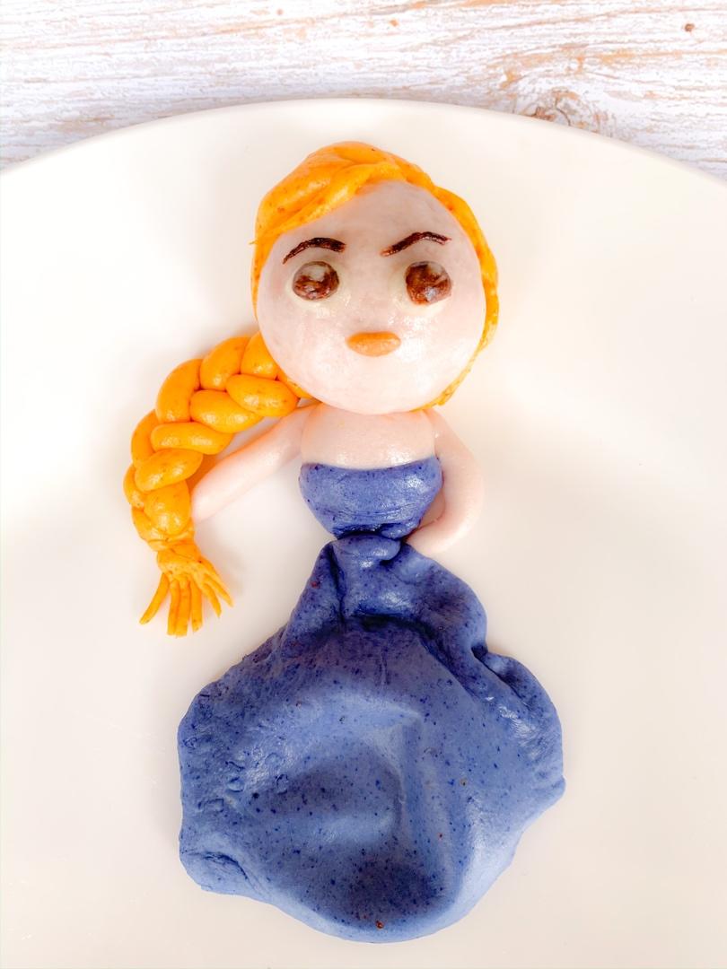 自创卡通馒头艾莎馒头《冰雪奇缘》家庭馒头版上映