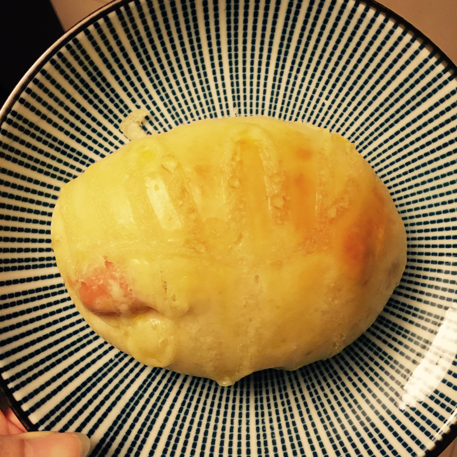 火腿肠早餐面包（一次发酵法）