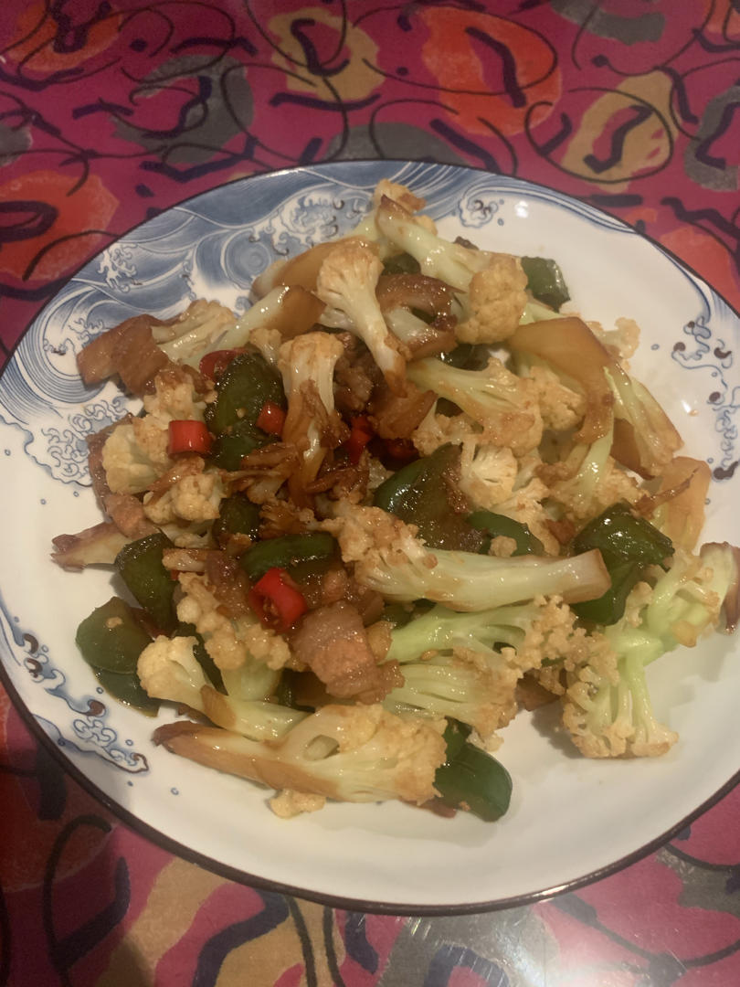 和饭店一个味道的干锅花菜