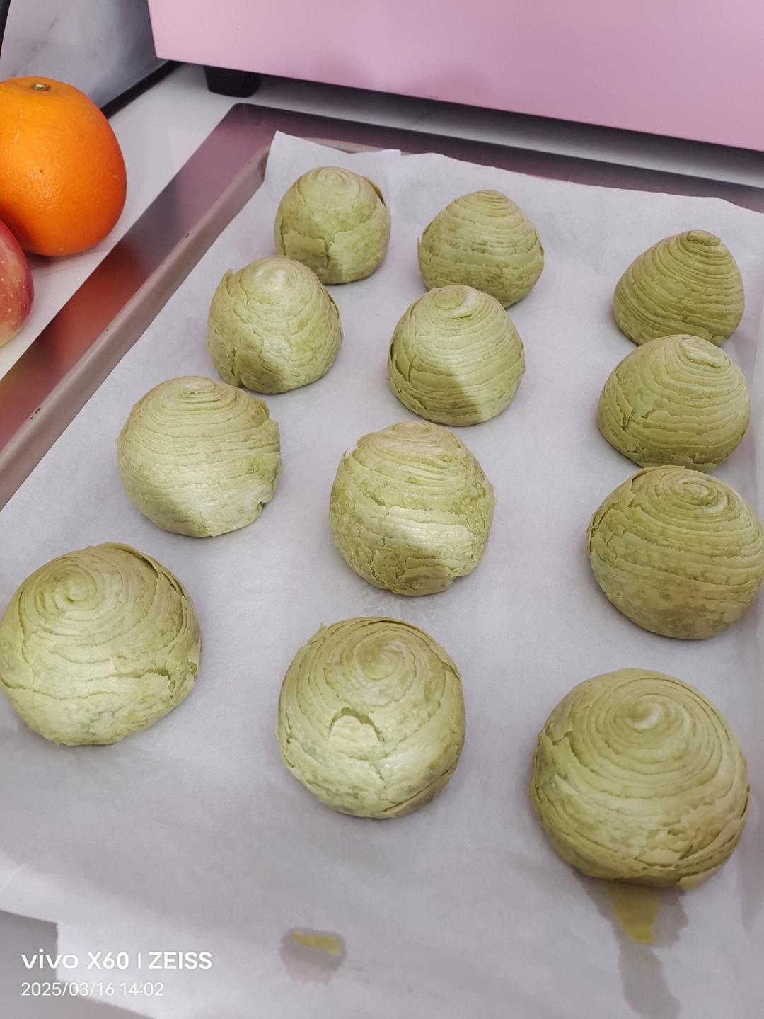 螺旋酥.蛋黄酥.-个人的技巧