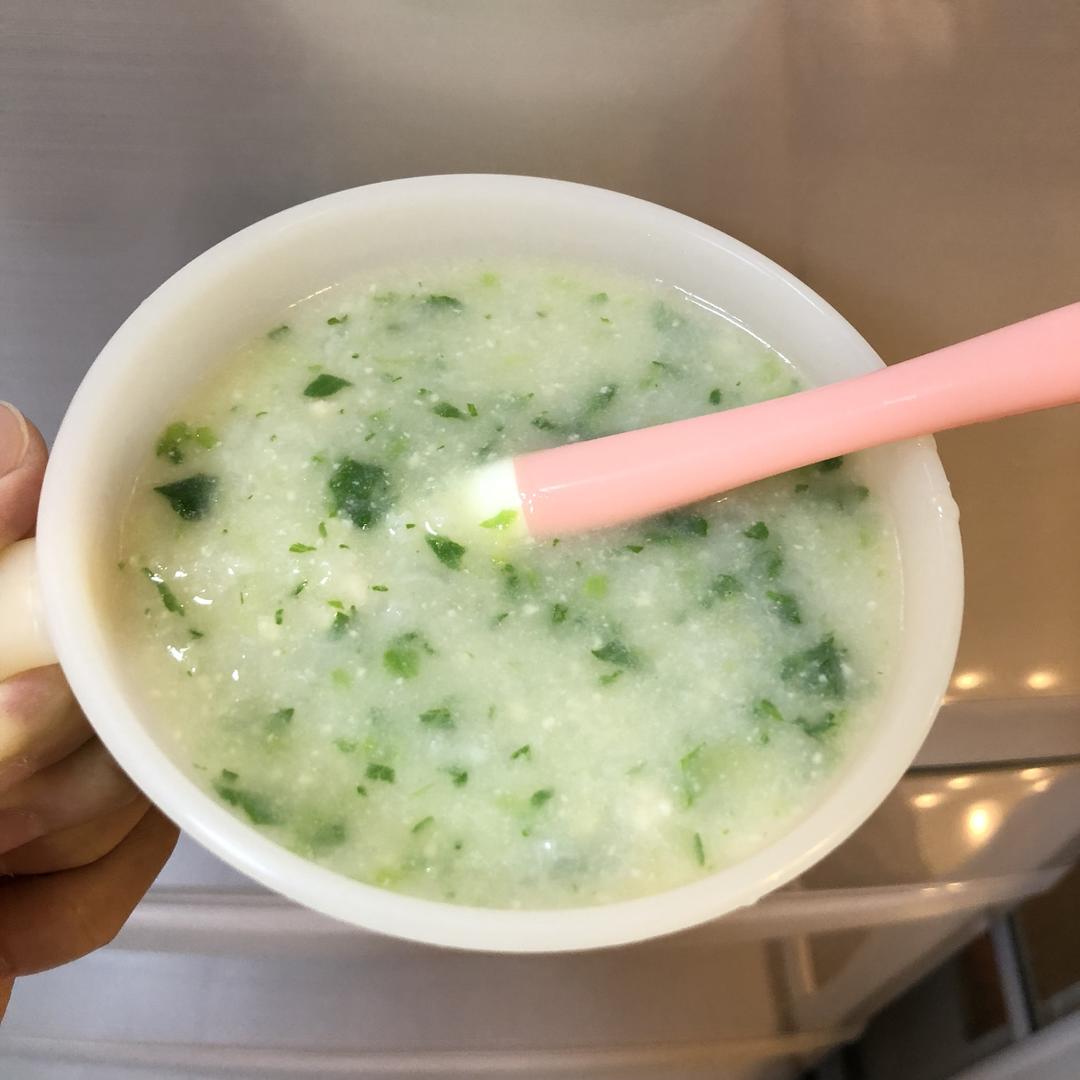 鸡胸肉青菜土豆大米粥的做法 步骤10