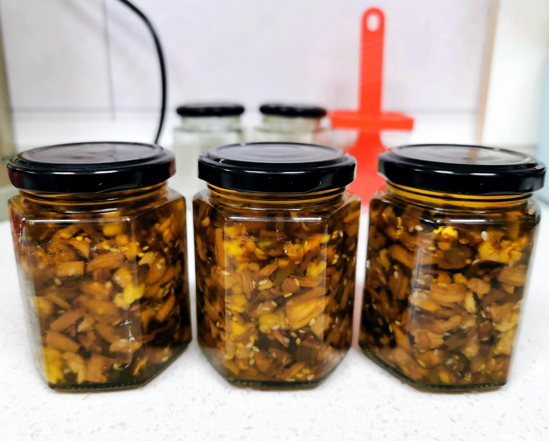 松茸干贝腊肠酱