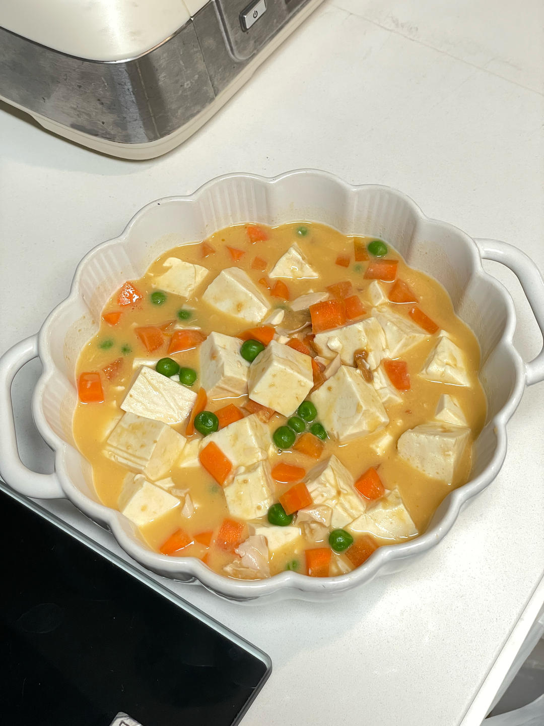 咸蛋黄豆腐（消灭咸鸭蛋）