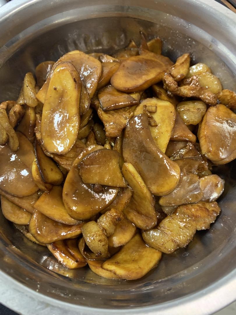 肉炒杏鲍菇
