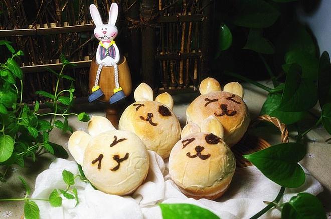 萌萌兔子小面包的做法