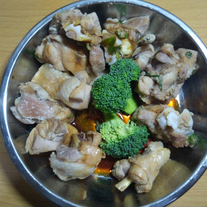 葱油白切鸡