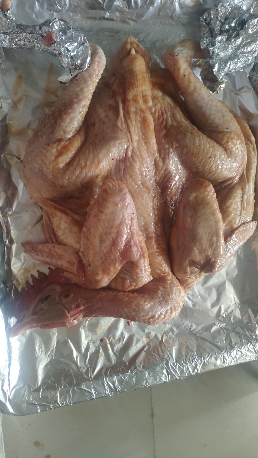 简单操作又不失美味的烤鸡（烤箱版）