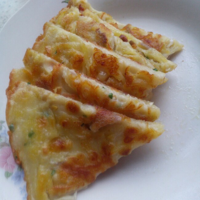 土豆丝玉米饼
