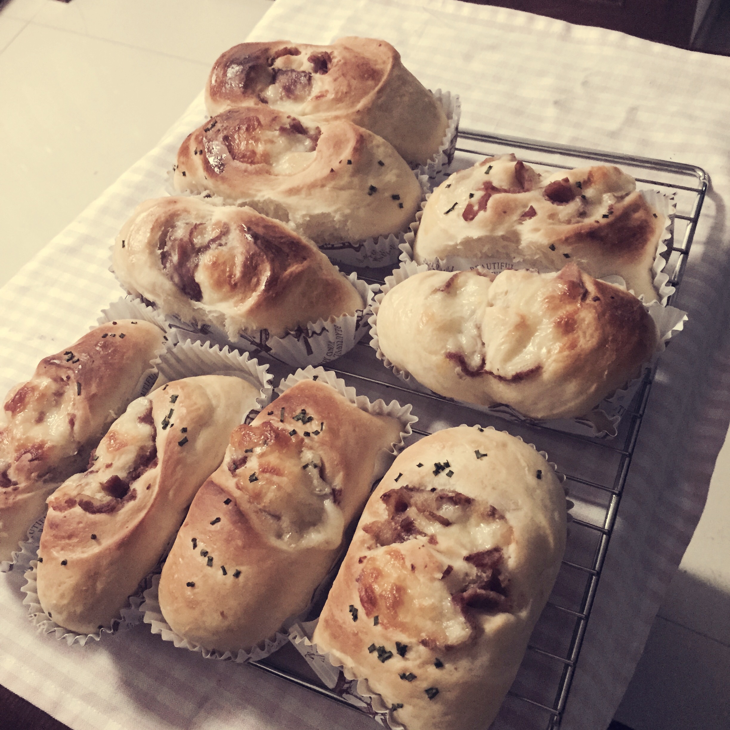 培根乳酪小面包