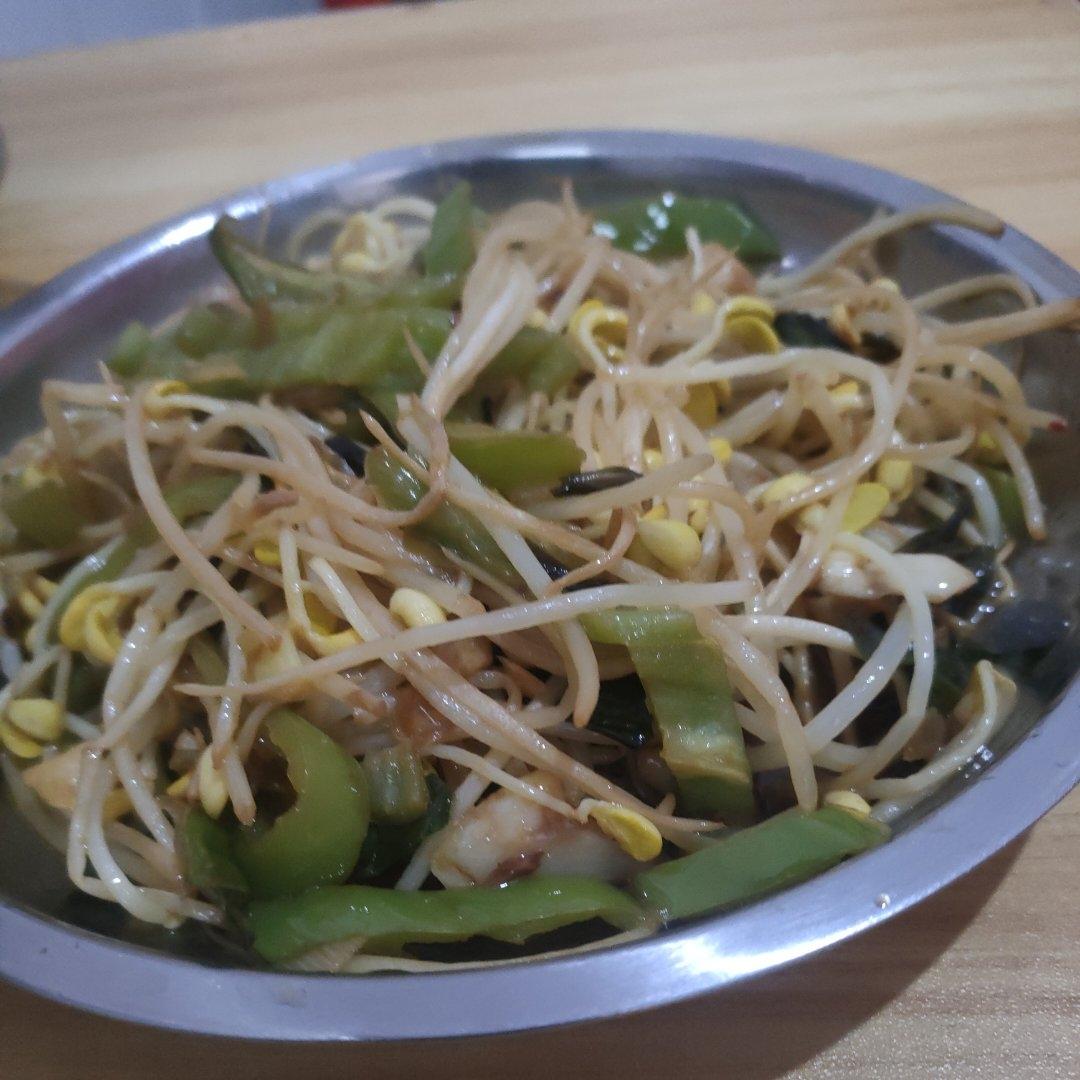 🔥减肥必备菜素炒酸辣豆芽～开胃爽口