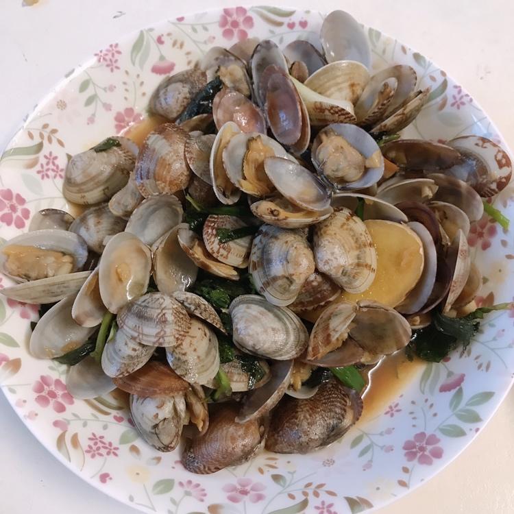 姜葱炒花甲