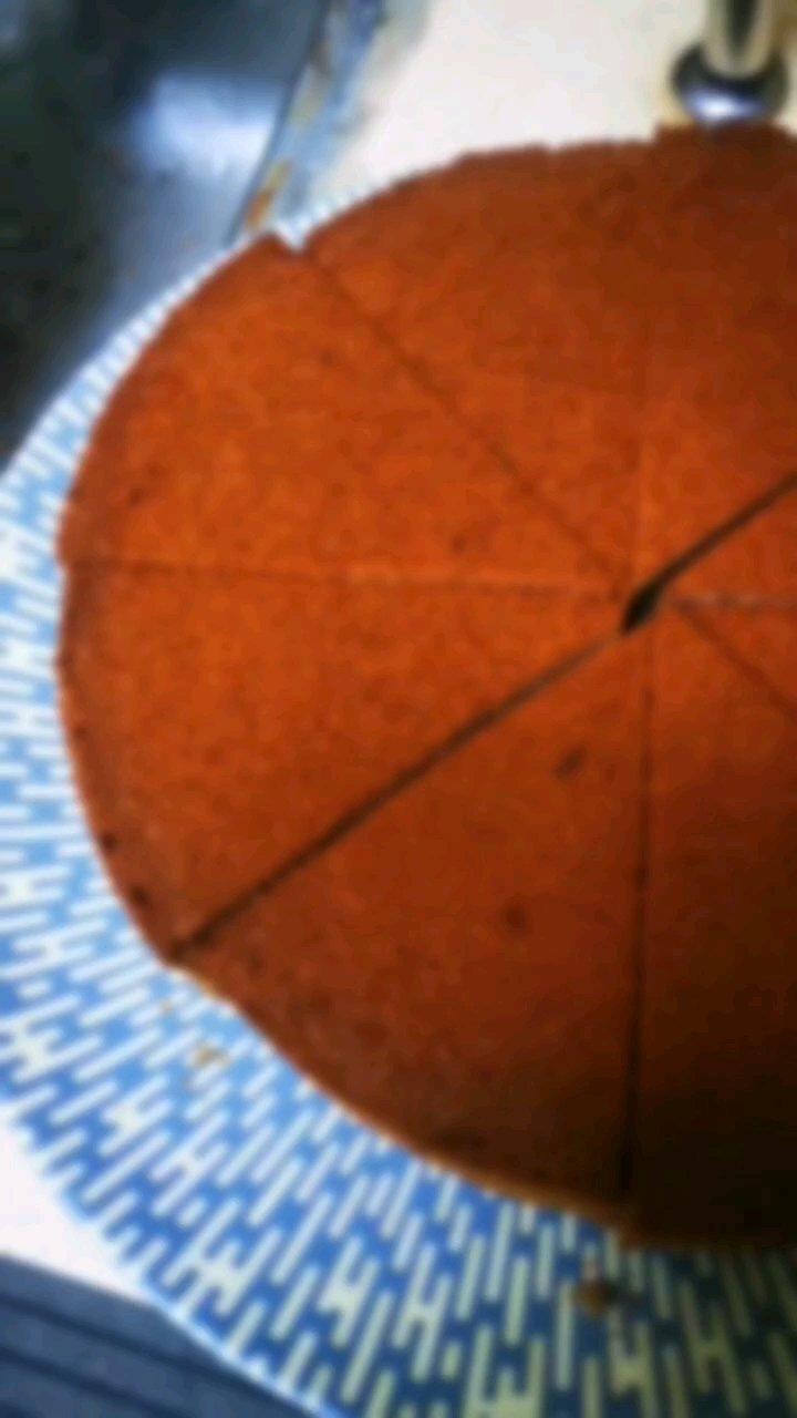 8寸黑米戚风蛋糕（消耗黑米粉）C32