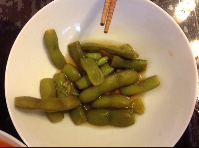 冰镇香糟毛豆