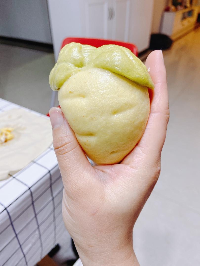 超萌胡萝卜刀切小馒头