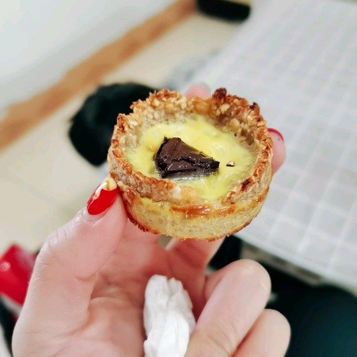 香蕉燕麦挞～无油低卡低脂饱腹感强