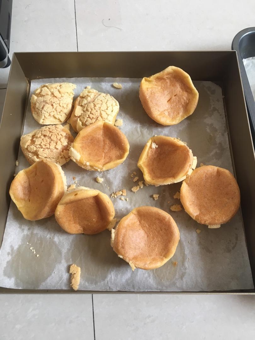 酥皮奶油泡芙--#皮黑森林#