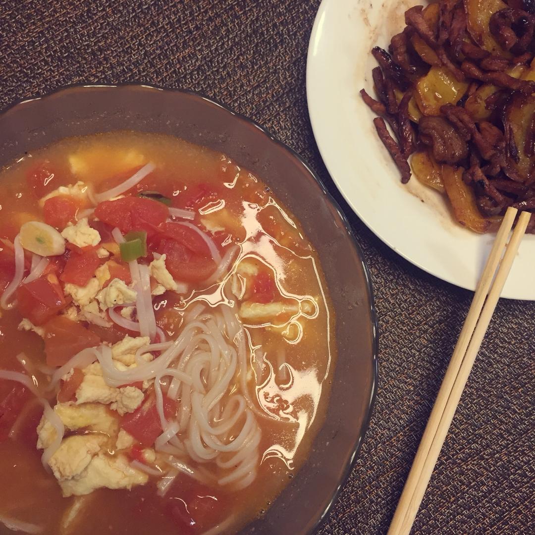 超级入味好吃的番茄鸡蛋面