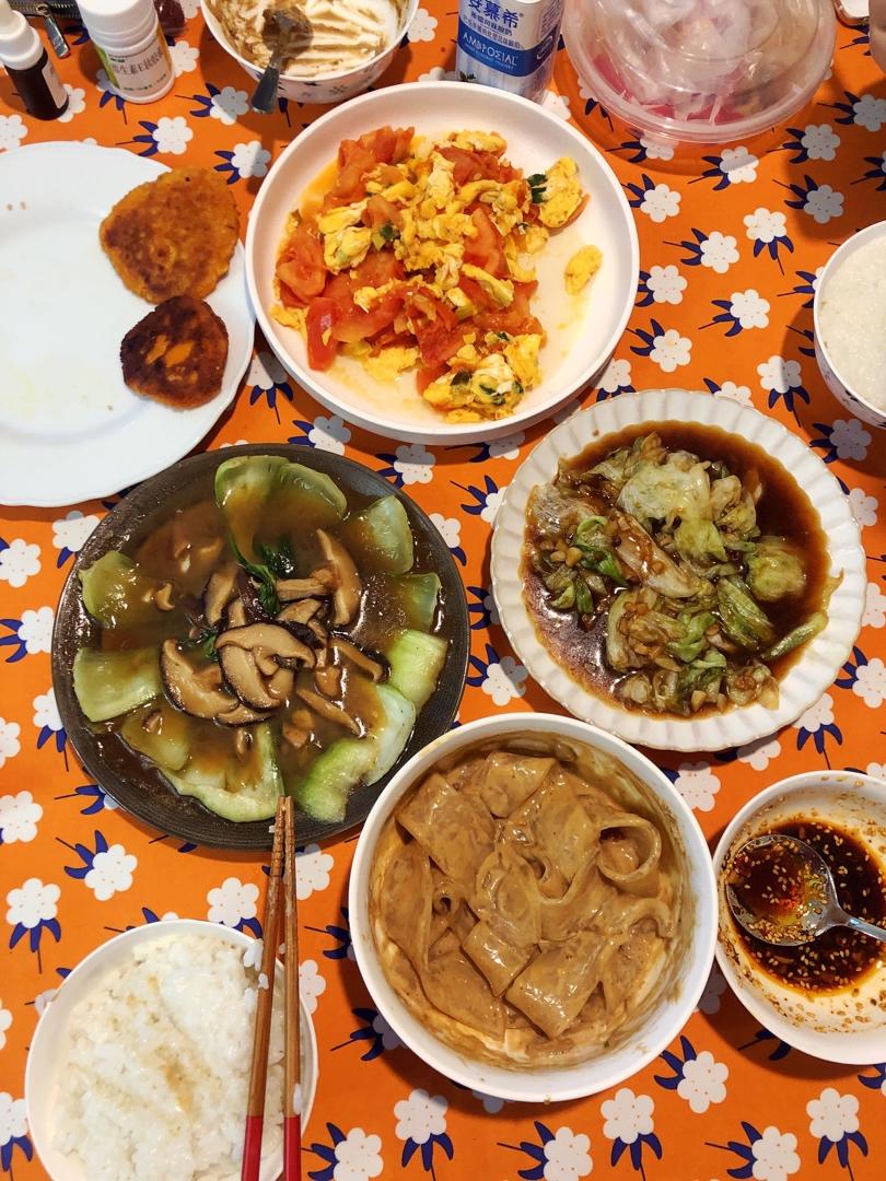 蚝油香菇油菜