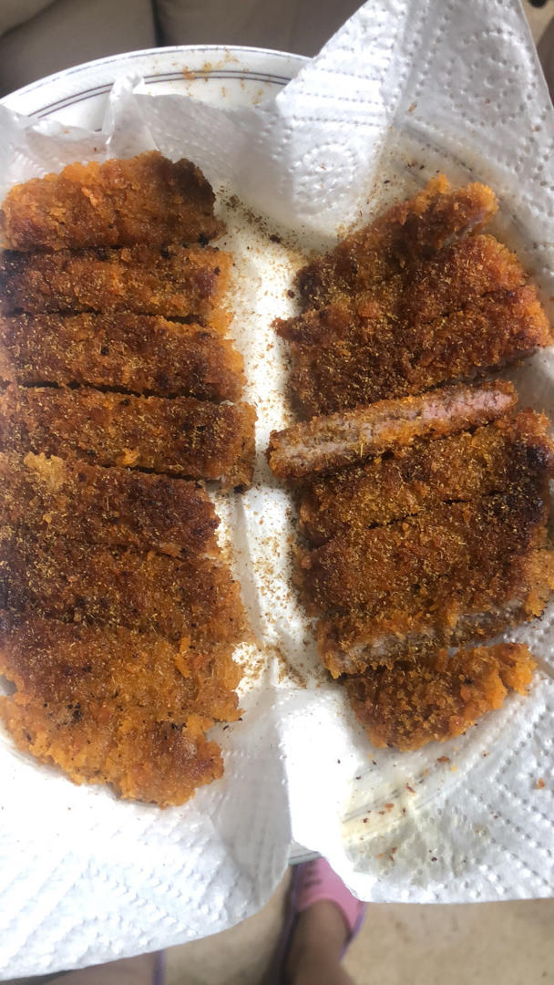 葵妈and小葵做的自制炸牛排