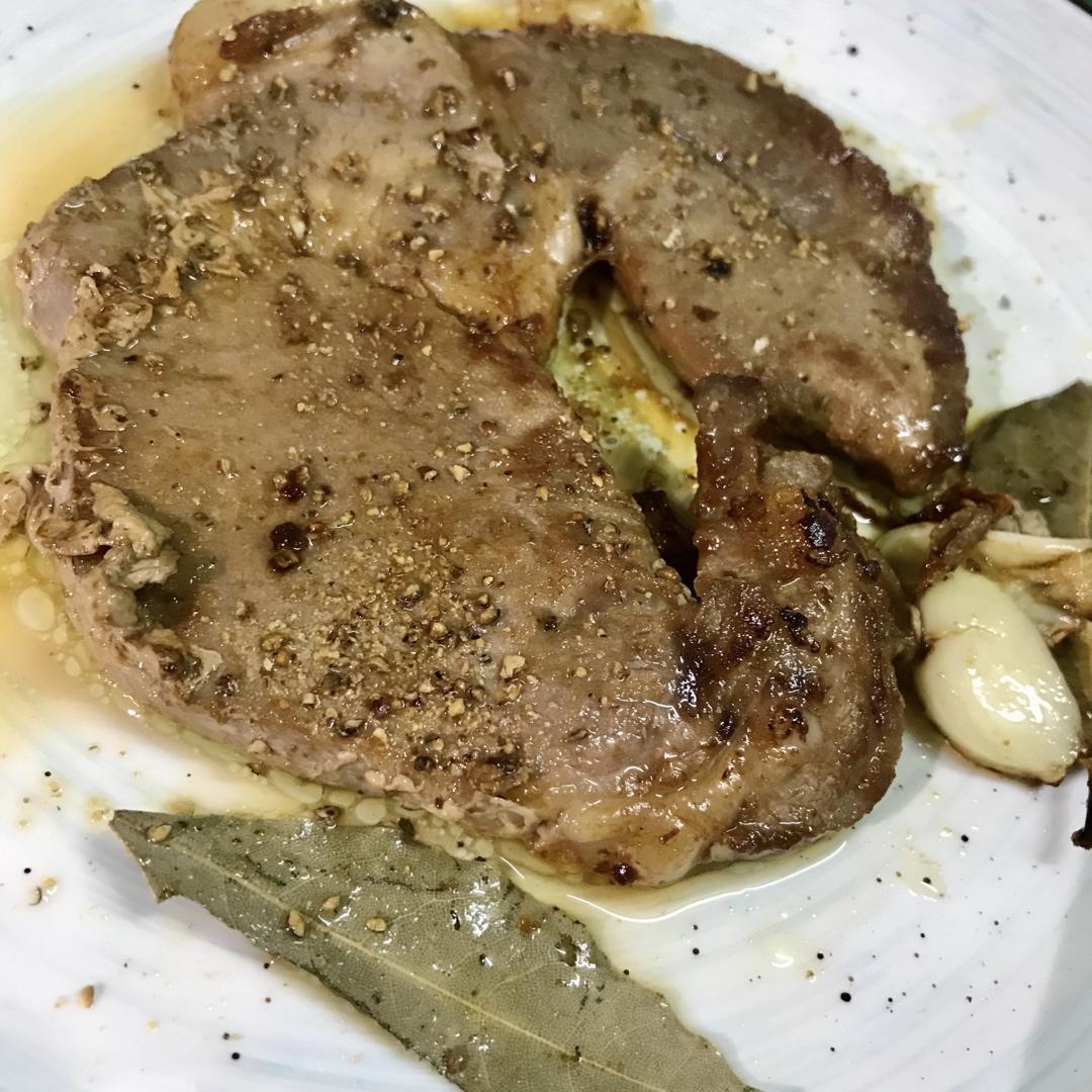 五分钟成就的宴客菜：香煎梅花肉