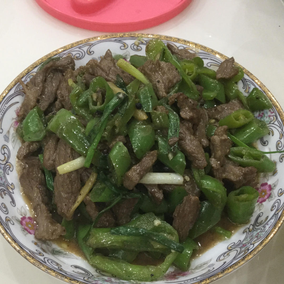 青椒炒牛肉