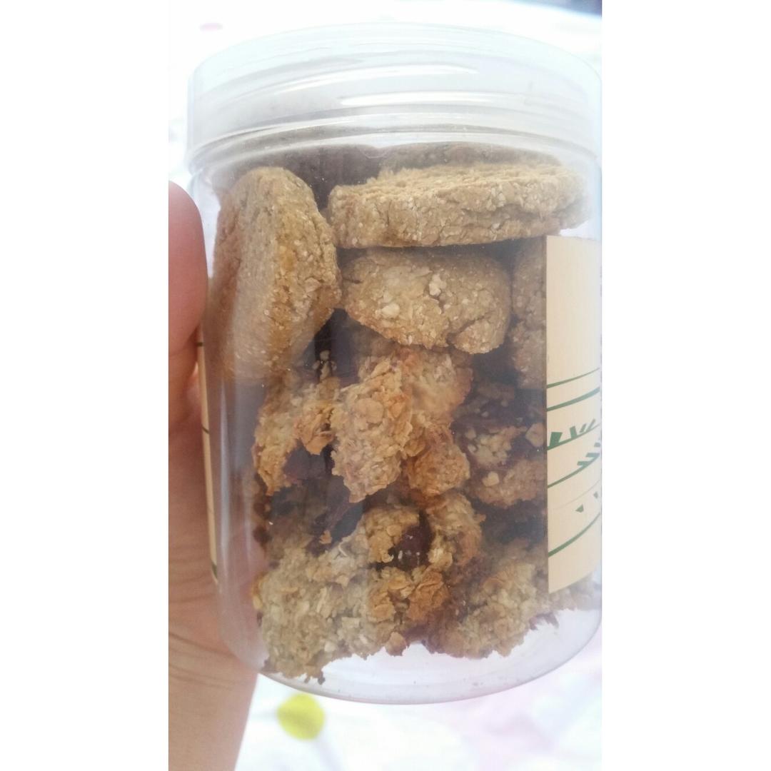 蜂蜜红糖燕麦饼干（无油）