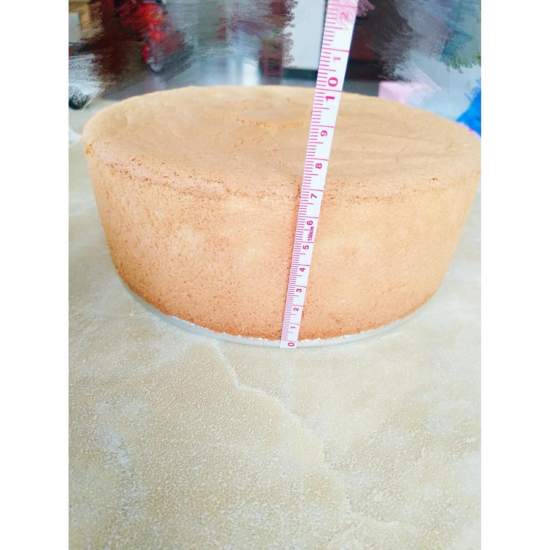 超简单完美戚风蛋糕（6寸2蛋）附打发、翻拌、脱模视频